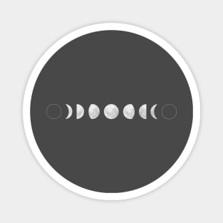 Phases of the Moon - Horizontal - Nature - Celestial - Lunar Magnet